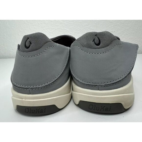 Olukai Men's LAE'AHI Slip On Sneakers Gray Convertible Size 8.5 - Picture 5 of 10
